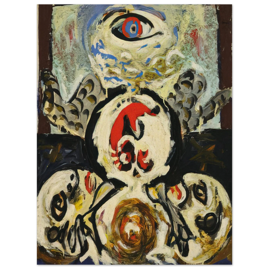 Bird by Jackson Pollock (1941) – art poster, view 2
