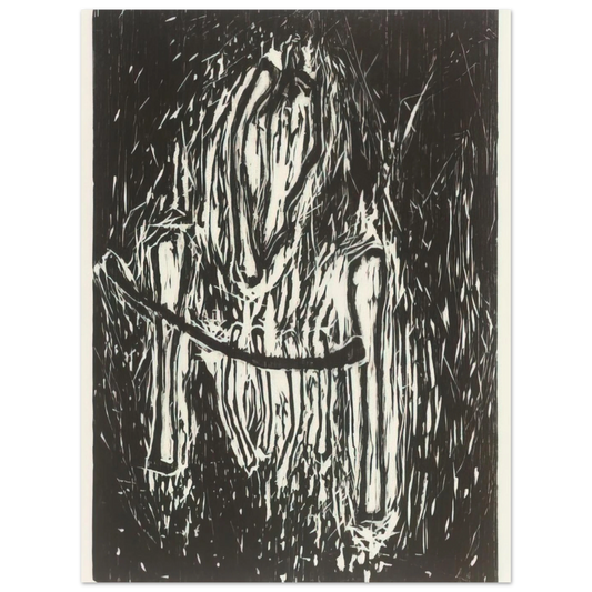 Head And Bones by Susan Rothenberg (1980) – art poster, view 2