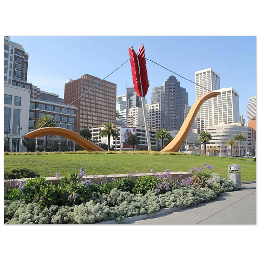Cupid's Span Collaboration With Van Bruggen by Claes Oldenburg (2002) – art poster, view 2