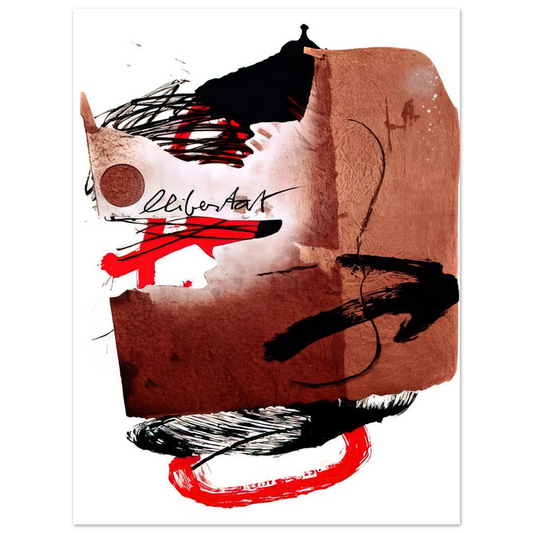 Llibertat by Antoni Tapies (1988) – art poster, view 2