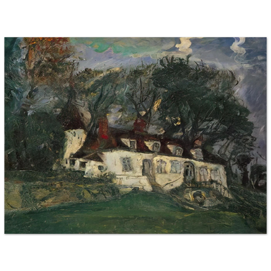 House At Oiseme by Chaim Soutine (1934) – art poster, view 2