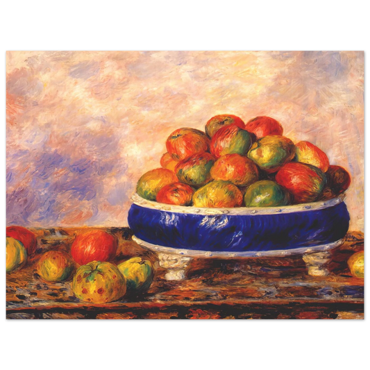 Apples In A Dish by Pierre-Auguste Renoir – art poster, view 2