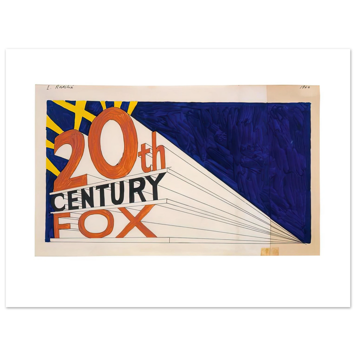 Trademark 7 by Edward Ruscha (1962) – art poster