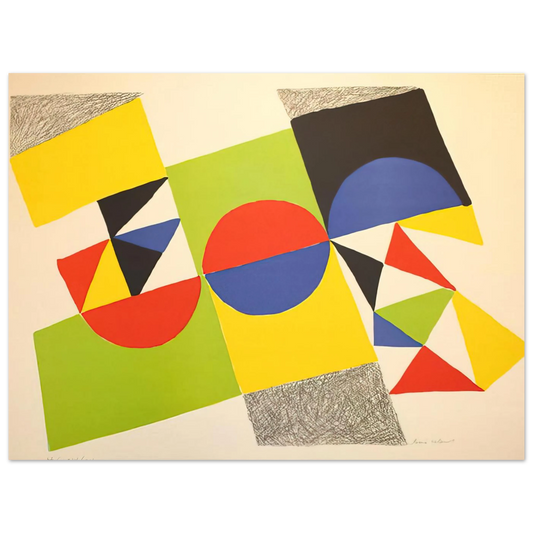 Rhythm Colour 1 by Sonia Delaunay – art poster, view 2