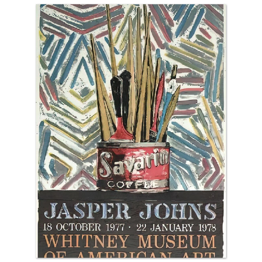 Savarin Whitney Museum Poster by Jasper Johns – art poster, view 2