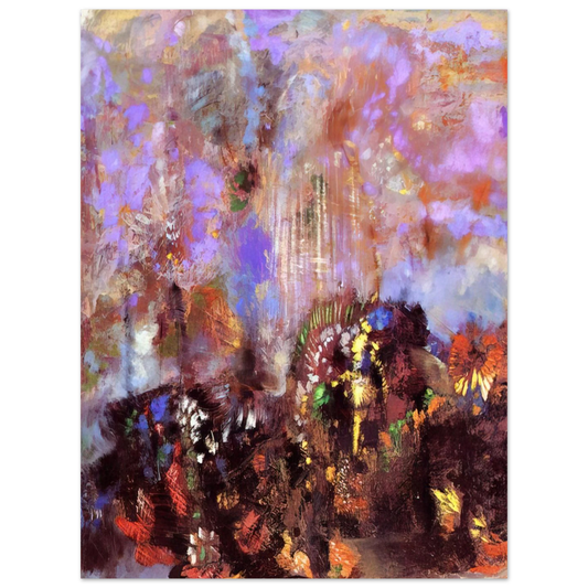 Composition With Flowers by Odilon Redon – art poster, view 2