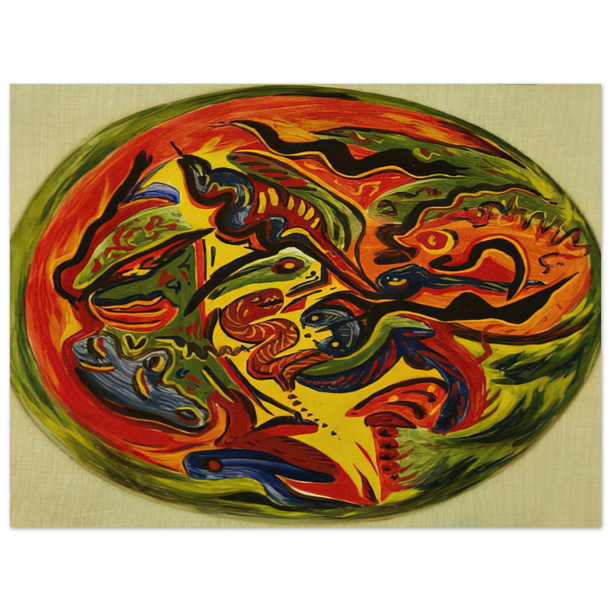 Circle by Jackson Pollock (1941) – art poster