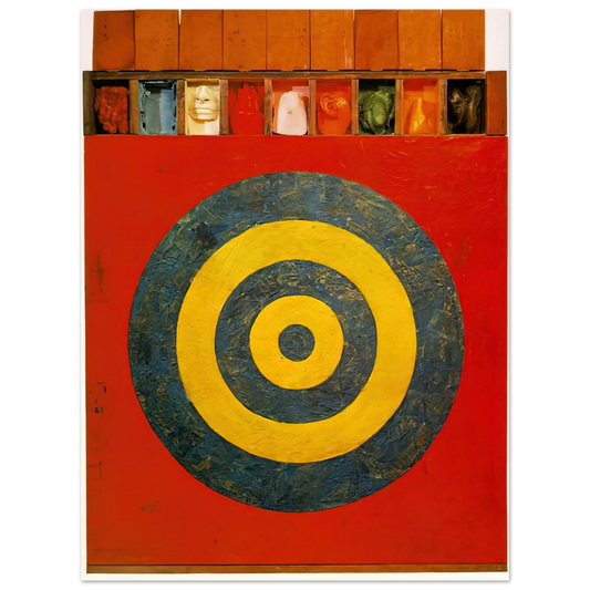 Target With Plaster Casts by Jasper Johns (1955) – art poster, view 2