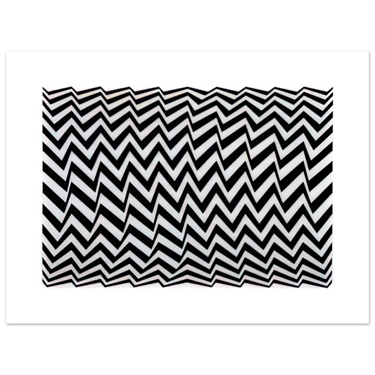 Fragment 3 by Bridget Riley (1965) – art poster, view 2