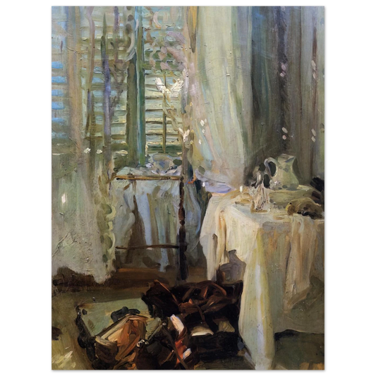 A Hotel Room by John Singer Sargent – art poster, view 2