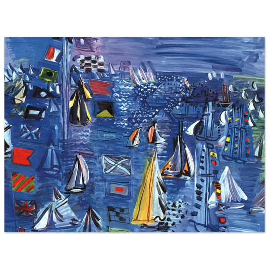 Regatta At Cowes by Raoul Dufy (1934) – art poster, view 2