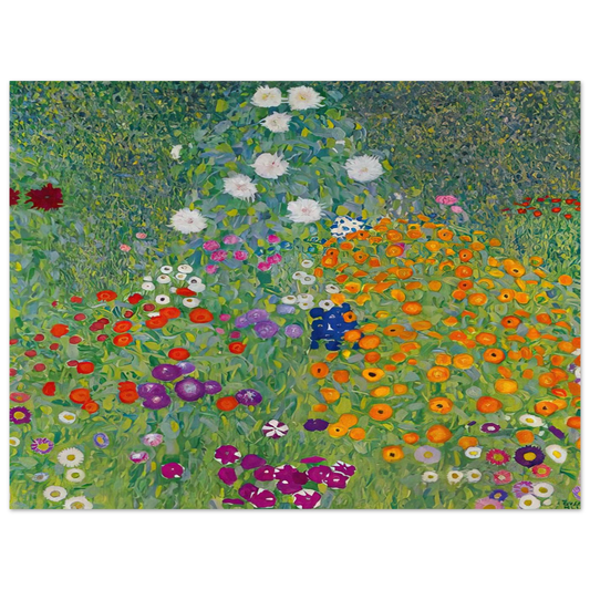 Blumengarten by Gustav Klimt (1907) – art poster, view 2