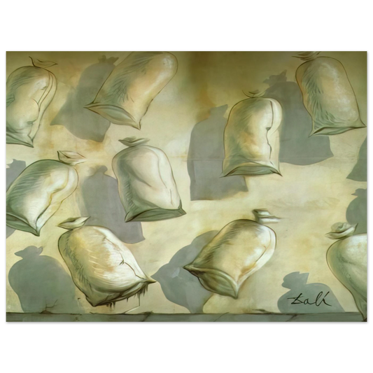 Set Design For The Ballet Los Sacos Del Molinero 2 by Salvador Dali – art poster, view 2