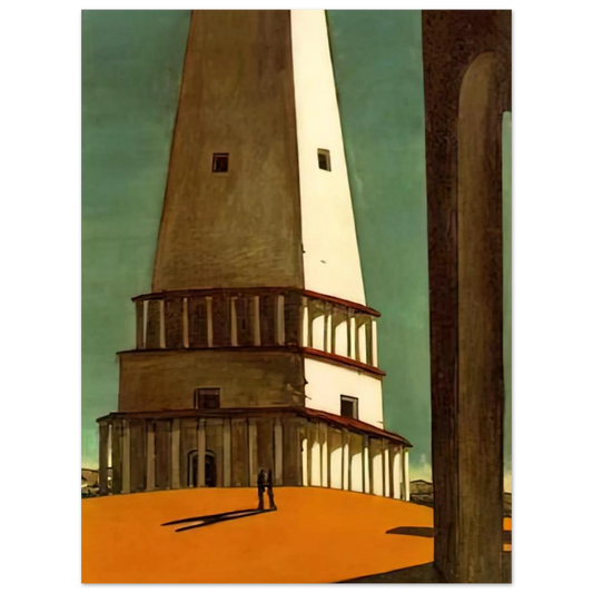 The Nostalgia Of The Infinite by Giorgio de Chirico (1913) – art poster, view 2