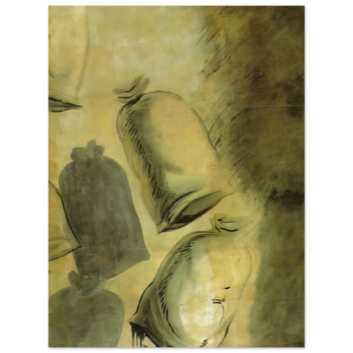Set Design For The Ballet Los Sacos Del Molinero 1 by Salvador Dali – art poster