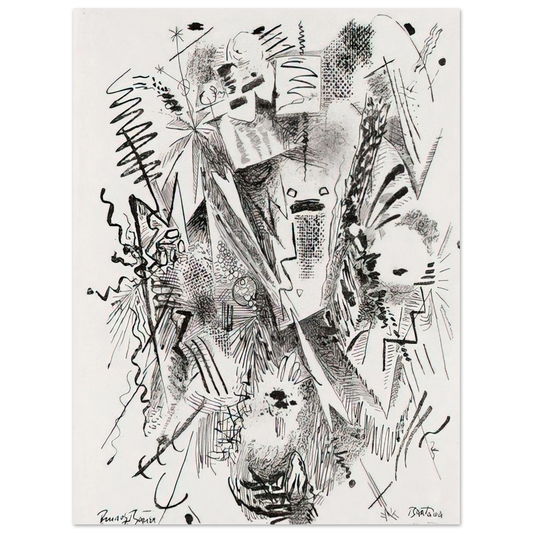 Bantama by Rudolf Bauer (1921) – art poster, view 2