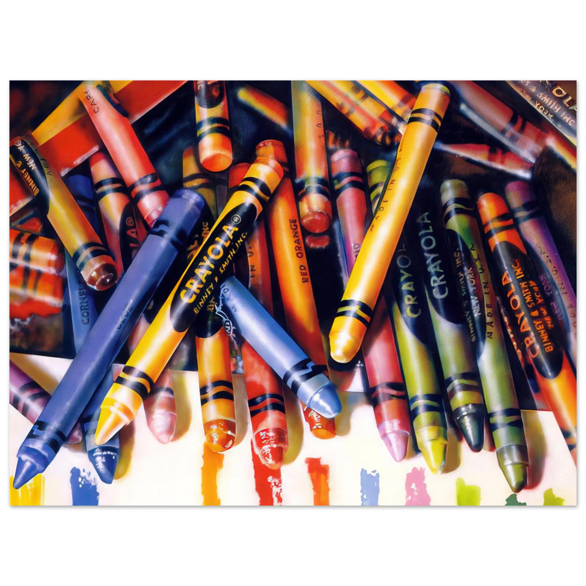 Crayola by Audrey Flack (1973) – art poster