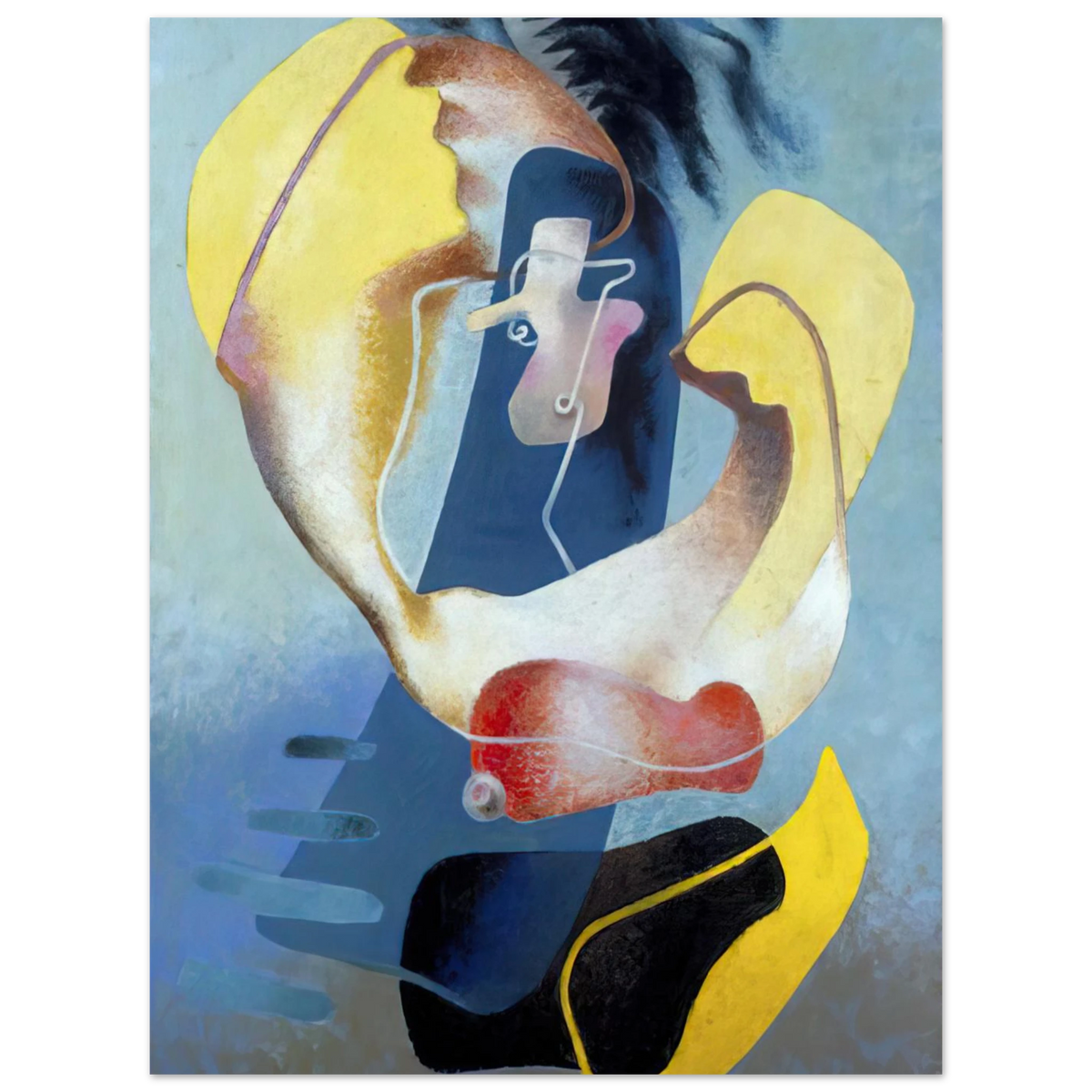Figura Nello Spazio I by Enrico Prampolini (1937) – art poster