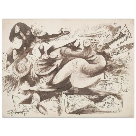 Untitled O Connor Thaw 770 by Jackson Pollock – art poster, view 2