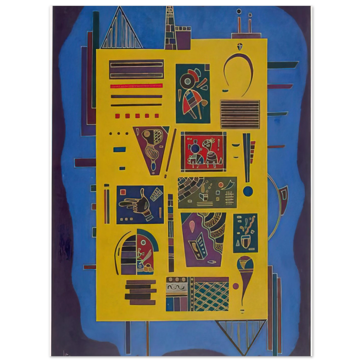Conglomerat by Wassily Kandinsky (1943) – art poster