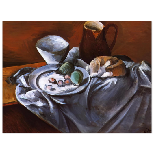Still Life With Pears And Indian Bowl by Andre Derain – art poster, view 2