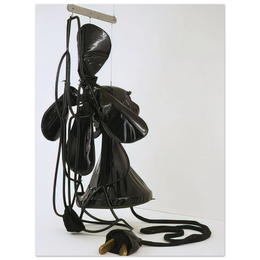 Giant Soft Fan by Claes Oldenburg (1967) – art poster, view 2