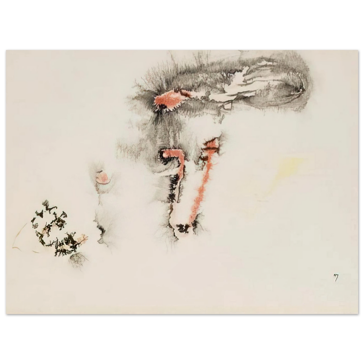 Untitled by Henri Michaux – art poster