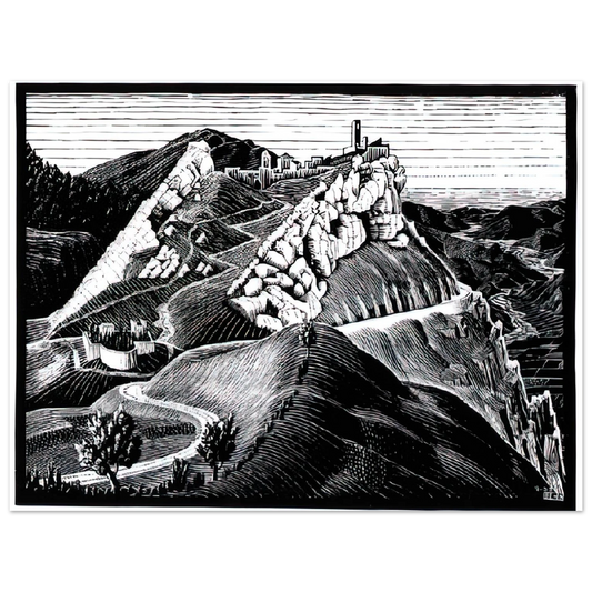 Untitled Print No. 16 by M.C. Escher – art poster, view 2
