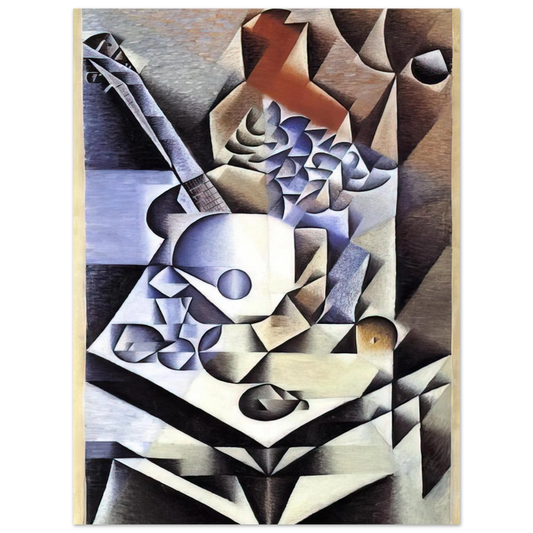 Still Life With Flowers by Juan Gris (1912) – art poster, view 2