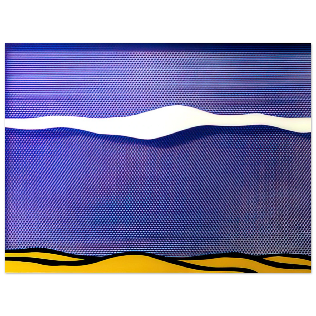 Arctic Landscape by Roy Lichtenstein (1964) – art poster