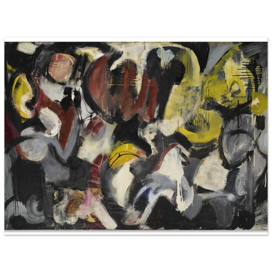 Months And Moons by Grace Hartigan (1950) – art poster, view 2