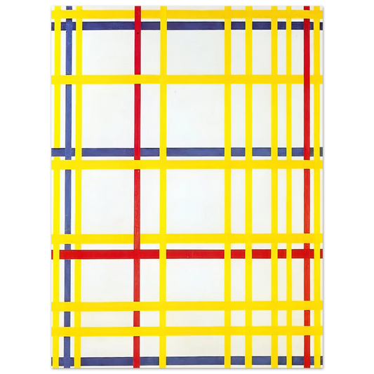 New York City I by Piet Mondrian – art poster, view 2