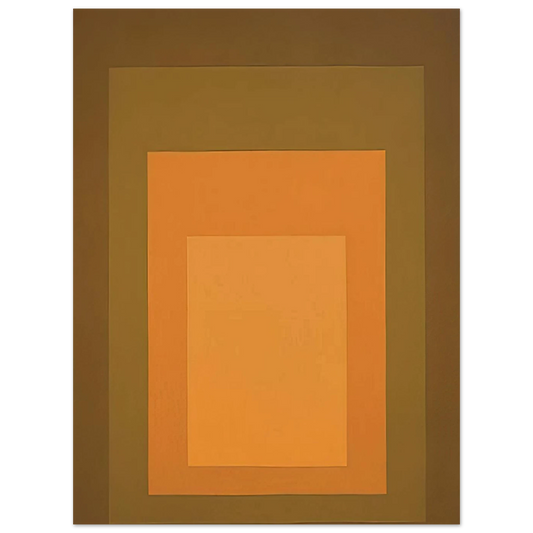 Homage To The Square Autumn Climax by Josef Albers (1963) – art poster, view 2