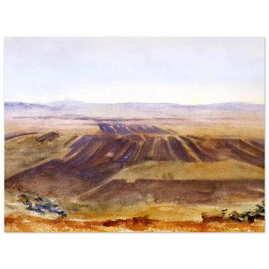 The Plains From Nazareth by John Singer Sargent – art poster, view 2