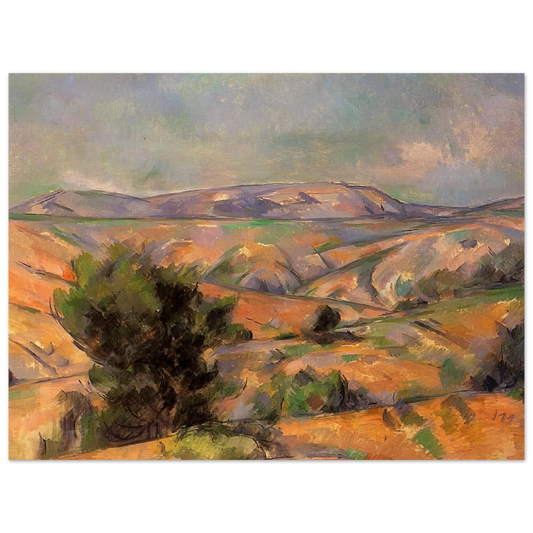 Mount Sainte-Victoire Seen From Gardanne by Paul Cézanne – art poster, view 2