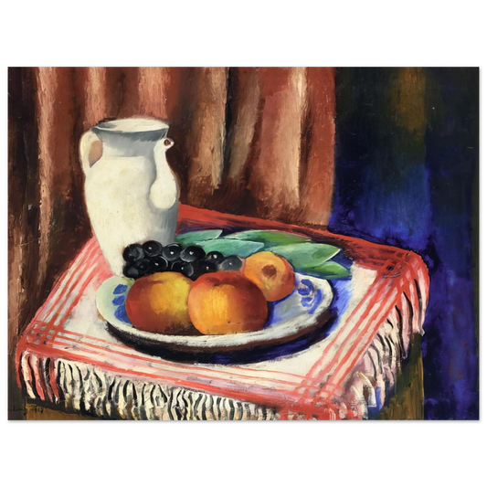 Still Life With Lemons by Moise Kisling (1917) – art poster, view 2