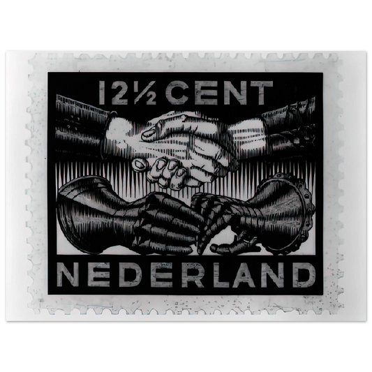 Design For Dutch Pease Postage Stamp March by M.C. Escher (1932) – art poster, view 2