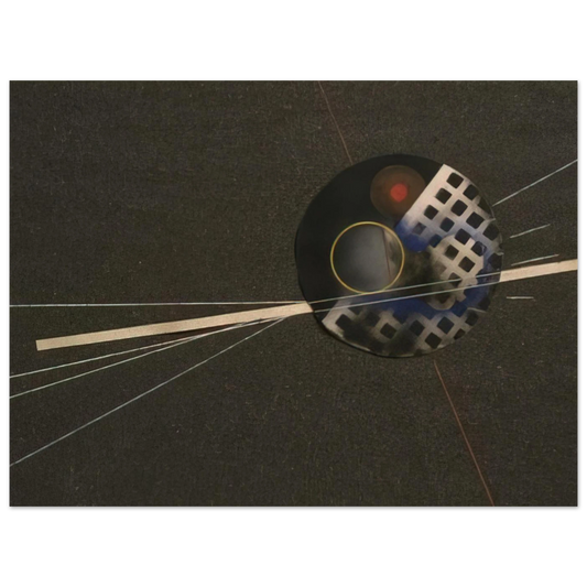 Emery Paper Collage by Laszlo Moholy-Nagy – art poster, view 2