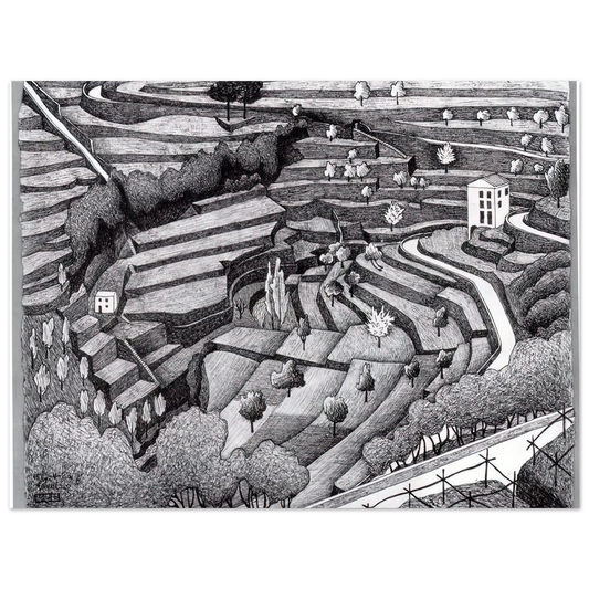 Ravello II by M.C. Escher – art poster, view 2