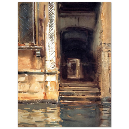 Venetian Doorway by John Singer Sargent – art poster, view 2