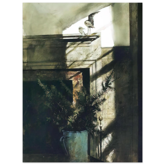 Bird In The House by Andrew Wyeth – art poster, view 2