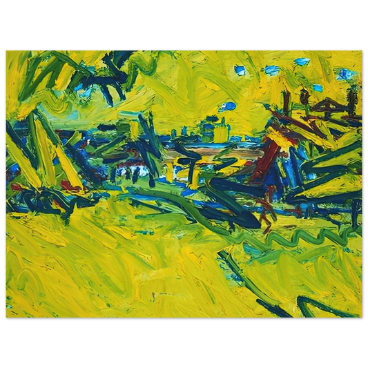 The Origin Of The Great Bear by Frank Auerbach (1968) – art poster, view 2
