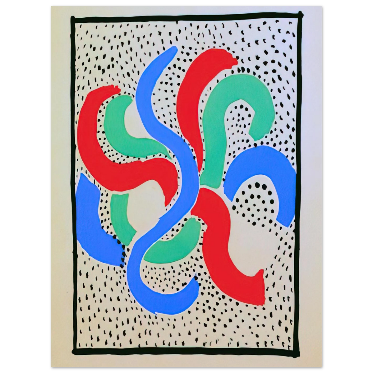 Composition 28 by Sonia Delaunay – art poster