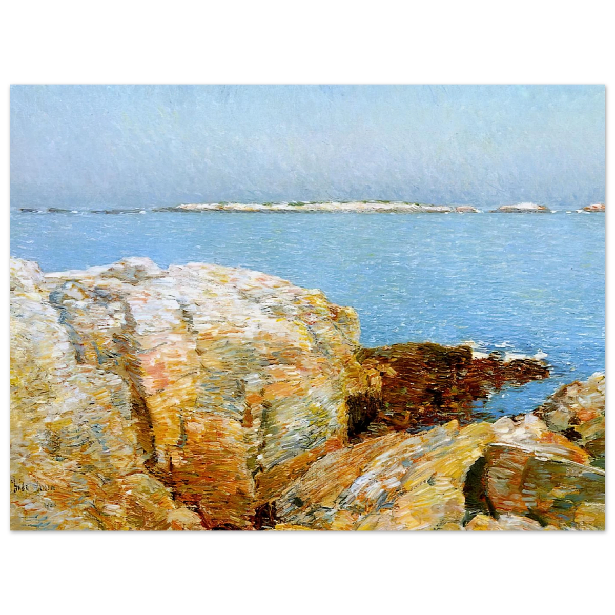 Duck Island by Childe Hassam – art poster