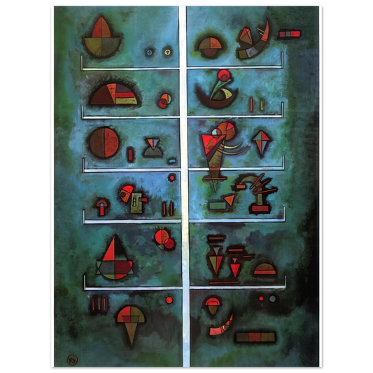 Storeys by Wassily Kandinsky (1929) – art poster, view 2
