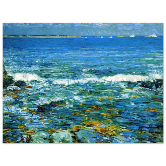 Duck Island From Appledore by Childe Hassam – art poster, view 2