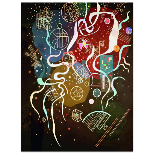 Movement I by Wassily Kandinsky (1935) – art poster, view 2