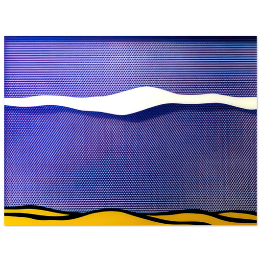Arctic Landscape by Roy Lichtenstein (1964) – art poster, view 2