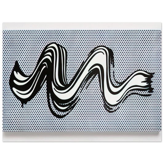 Brushstroke by Roy Lichtenstein (1965) – art poster, view 2
