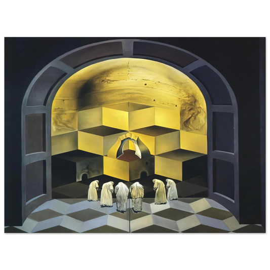 Skull Of Zurbaran by Salvador Dali – art poster, view 2